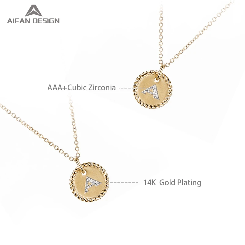 fashion gold plated 925 sterling silver letter coin pendant necklace 14k gold jewelry wholesale for women
fashion gold plated 925 sterling silver letter coin pendant necklace 14k gold jewelry wholesale for women
