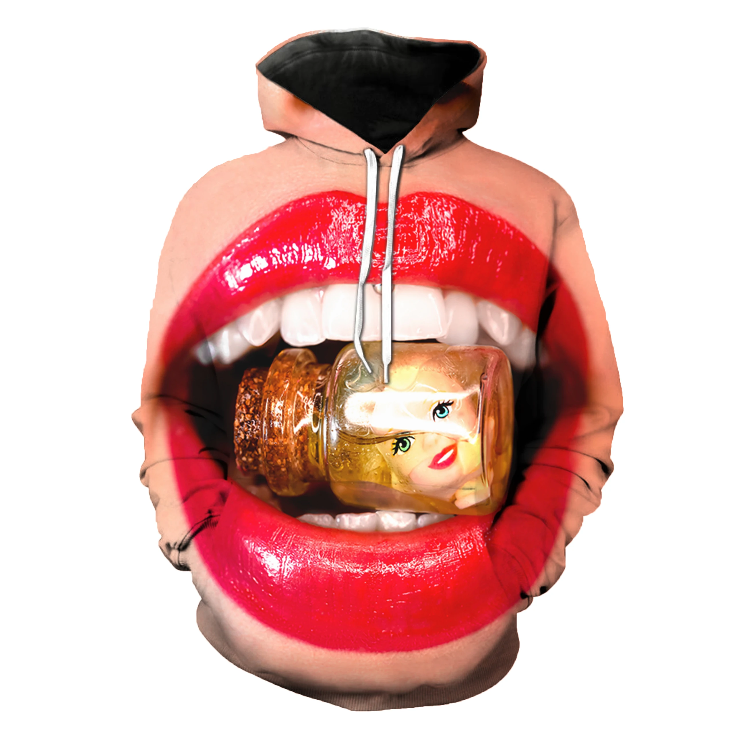 Sexy red lip hoodie red mouth personalized design hoodie
Sexy red lip hoodie red mouth personalized design hoodie