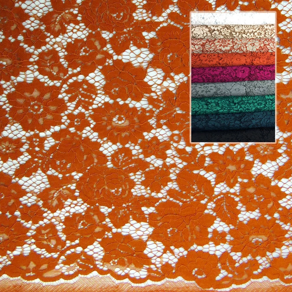 Colorful fashion latest cutwork lace fabric on rolls for party, Accept customized color
Colorful fashion latest cutwork lace fabric on rolls for party, Accept customized color