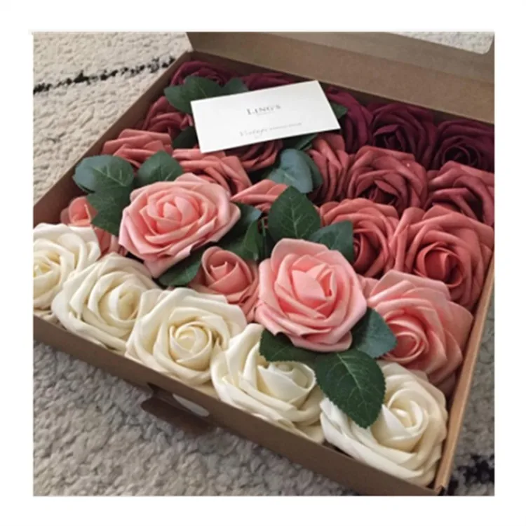 Bride Bouquet Flower For Wedding Party Decorative Scrap booking Flower Heads 8 CM Artificial PE Foam Rose Flowers
Bride Bouquet Flower For Wedding Party Decorative Scrap booking Flower Heads 8 CM Artificial PE Foam Rose Flowers