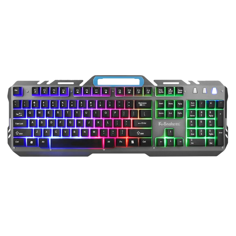 Multimedia Ergonomic LED USB Wired Colorful Breathing Waterproof Computer Gaming Keyboard
Multimedia Ergonomic LED USB Wired Colorful Breathing Waterproof Computer Gaming Keyboard