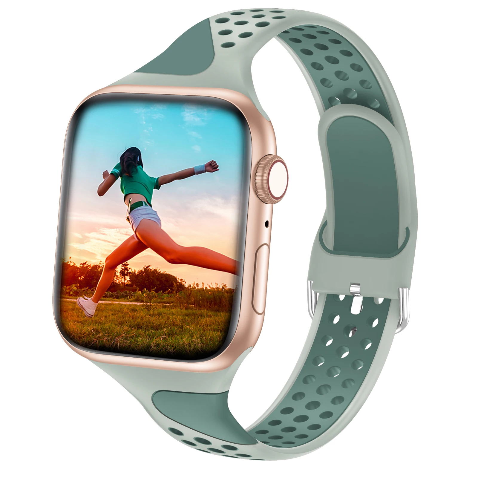 Dual toned silicone Bracelet smartwatch straps For apple watch sport band silicone nik iwatch series strap 1 2 3 4 5 6, Multiple choice
Dual toned silicone Bracelet smartwatch straps For apple watch sport band silicone nik iwatch series strap 1 2 3 4 5 6, Multiple choice
