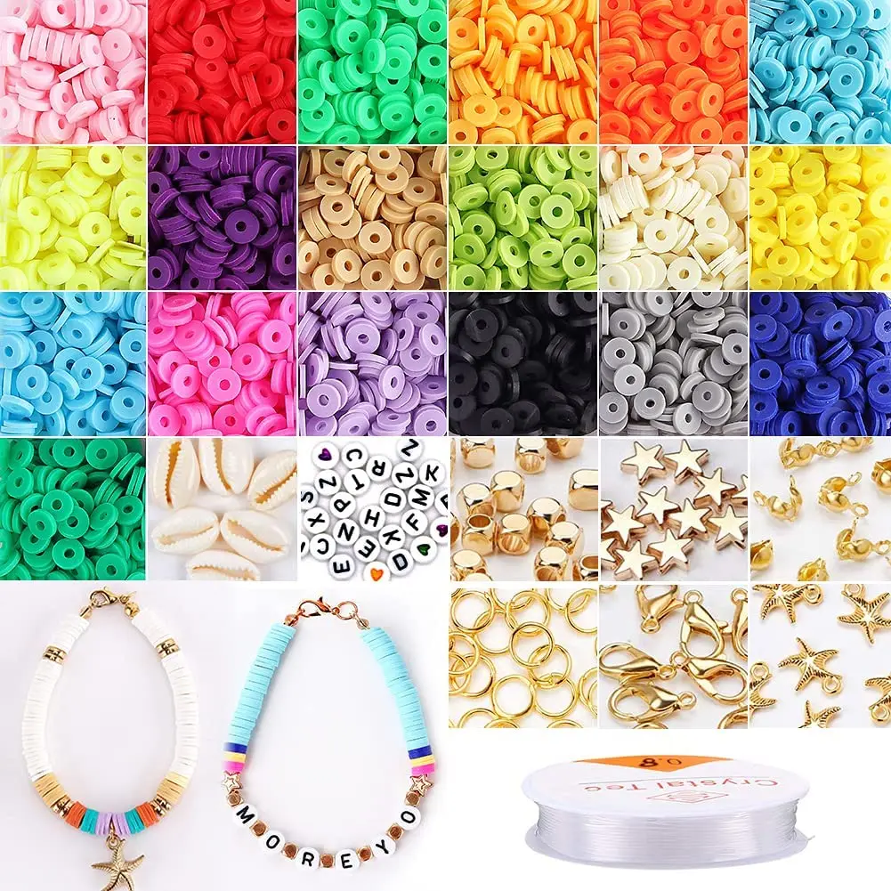 Hot Sale 19-grid Polymer Clay Beads Kit With Crystal String DIY Bracelet Making, Customize service
Hot Sale 19-grid Polymer Clay Beads Kit With Crystal String DIY Bracelet Making, Customize service