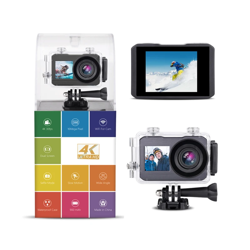 2020 live stream vlog camera V3 sports cam extreme camera waterproof wifi 4k dual screen action camera
2020 live stream vlog camera V3 sports cam extreme camera waterproof wifi 4k dual screen action camera