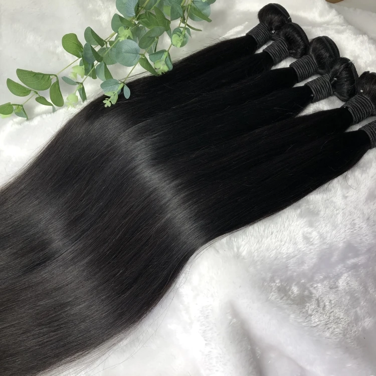 

Wholesale Vendors best Indian Bundles With Closure Raw Virgin Cuticle Aligned Hair Weave Weft 100% Human Virgin Hair Extension