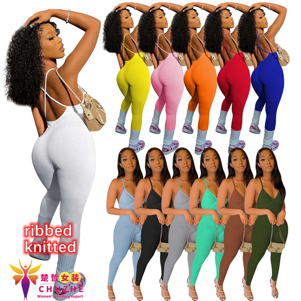 New arrival Spring 2022 women clothes Halter Sleeveless Bodycon Ladies bodysuit Romper One Piece Jumpsuit Women, Picture color
New arrival Spring 2022 women clothes Halter Sleeveless Bodycon Ladies bodysuit Romper One Piece Jumpsuit Women, Picture color