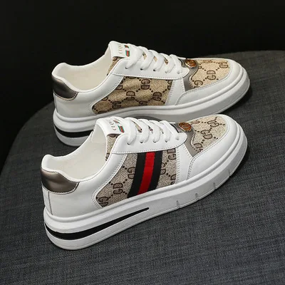 Oem Basket Femme Wholesale Hot Selling Casual Flat White Designer Famous Black Red Running Ladies Shoes Womens Sport Shoes, White/brown
Oem Basket Femme Wholesale Hot Selling Casual Flat White Designer Famous Black Red Running Ladies Shoes Womens Sport Shoes, White/brown