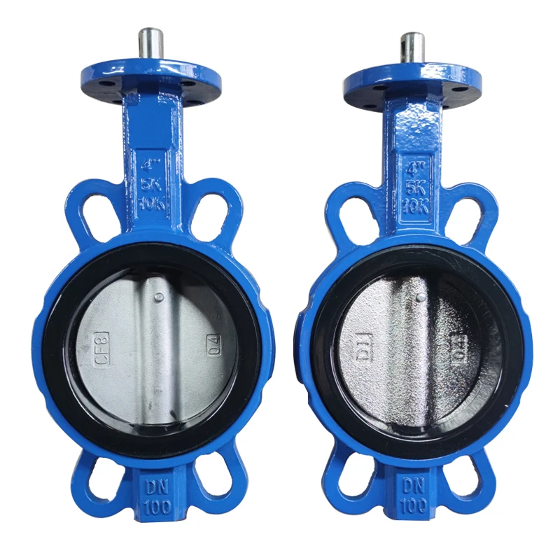 DIN BS JIS ANSI flange standard 4inch DN100 DI body SS304 disc wafer butterfly valve with handle
DIN BS JIS ANSI flange standard 4inch DN100 DI body SS304 disc wafer butterfly valve with handle