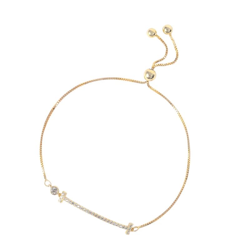 Minimalist Fashion Zircon Charm Bracelets Jewelry Gold Plated Silver 925 CZ Adjustable Gold Bracelet Women
Minimalist Fashion Zircon Charm Bracelets Jewelry Gold Plated Silver 925 CZ Adjustable Gold Bracelet Women