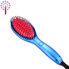 2019 baish tech Factory price ceramic Ionic and private label Hair straightening brush straightening brush