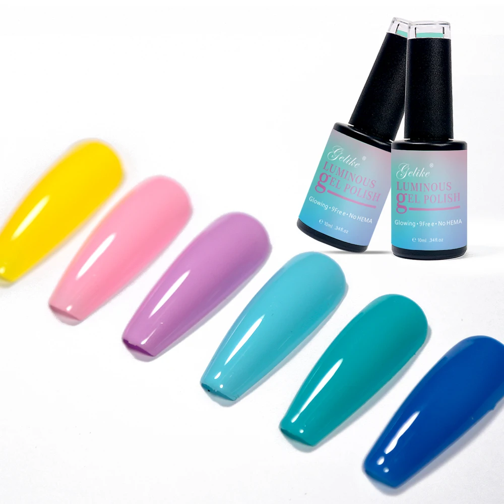 2021 New Arrival 6 Colors Glow in the Dark Luminous UV Halloween Nail Art Gel Nail Polish Set
2021 New Arrival 6 Colors Glow in the Dark Luminous UV Halloween Nail Art Gel Nail Polish Set