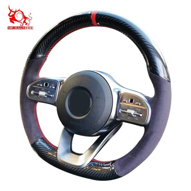 High quality free shipping suede carbon steering wheel cover for Mercedes-Benz, Customized color
High quality free shipping suede carbon steering wheel cover for Mercedes-Benz, Customized color