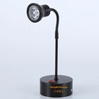 Display Light Led Spotlight 2 Years Warranty Black Jewelry Case Lights Rechargeable Flexible Pipe Lanscap 3w