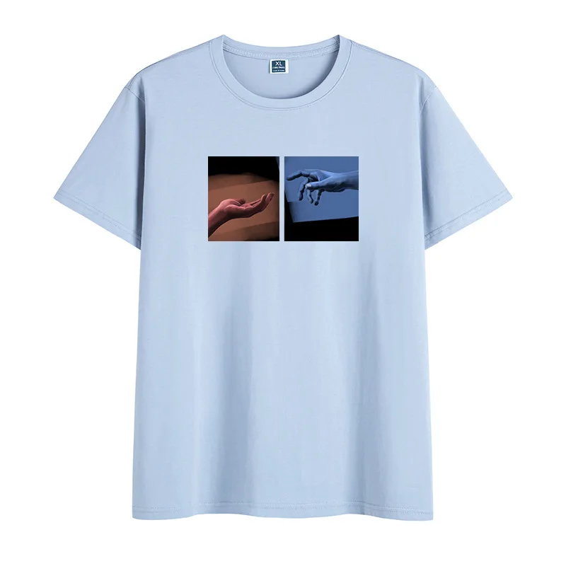 Summer 100% cotton men's loose Casual Short Sleeve round neck Print Top NEW LARGE T-SHIRT
Summer 100% cotton men's loose Casual Short Sleeve round neck Print Top NEW LARGE T-SHIRT