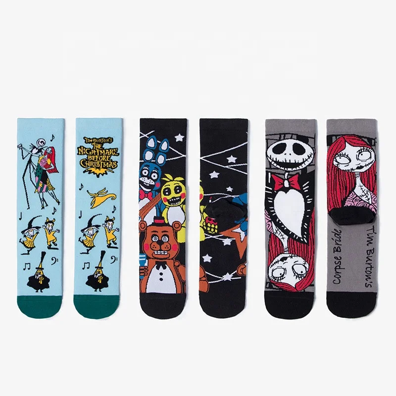 Low MOQ Women Men Happy Fashion Socks New Design Knit Ghost Cotton Socks Halloween Socks, Custom color
Low MOQ Women Men Happy Fashion Socks New Design Knit Ghost Cotton Socks Halloween Socks, Custom color