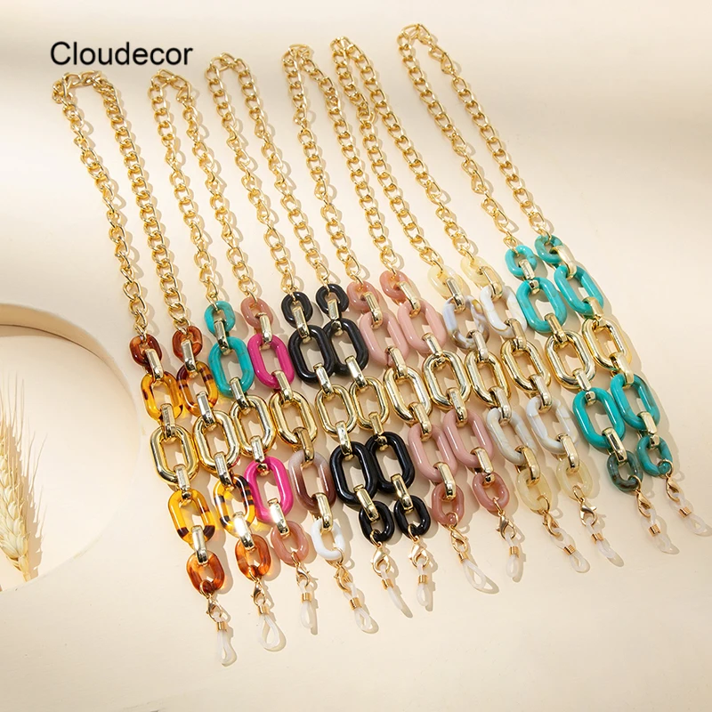 Acrylic Sunglasses Chain Gold Plated Neck Strap Mask Holder Necklace Leopard Resin Acrylic Glasses Chain Bag Shoulder Strap
Acrylic Sunglasses Chain Gold Plated Neck Strap Mask Holder Necklace Leopard Resin Acrylic Glasses Chain Bag Shoulder Strap