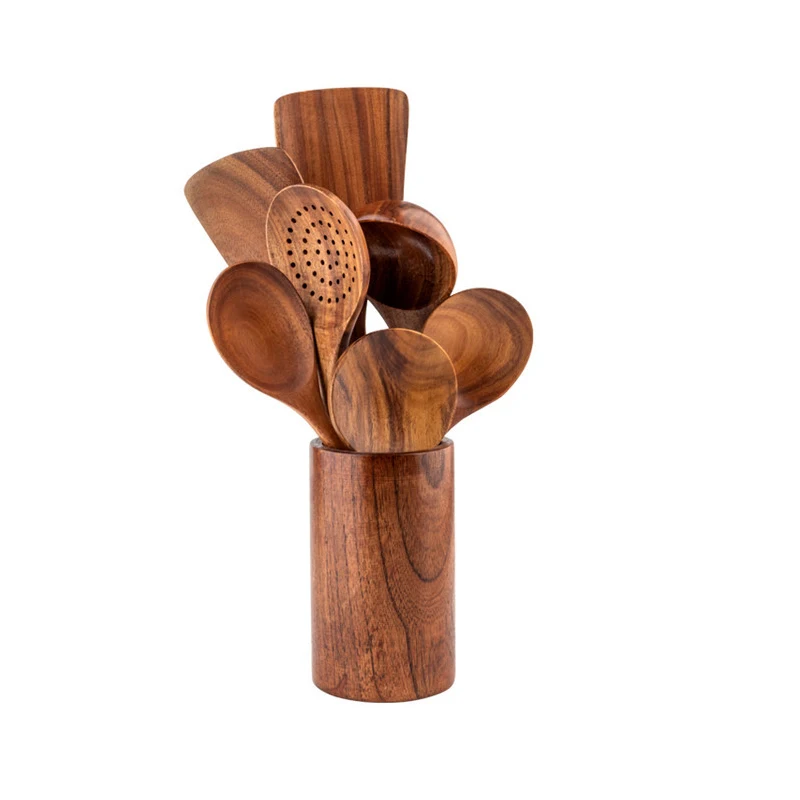 Hot Sale Cooking Baking Travel Camping Reusable Non Stick 8 Pcs Spoon Spatula Wooden Accessories Tools Kitchen Utensil Set, Natural
Hot Sale Cooking Baking Travel Camping Reusable Non Stick 8 Pcs Spoon Spatula Wooden Accessories Tools Kitchen Utensil Set, Natural