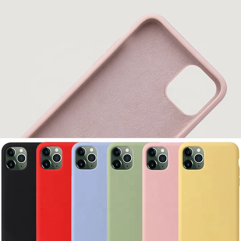 Shockproof Soft Cover For iPhone 11 pro Case Genuine Liquid Silicone Case Microfiber inside iPhone 11 pro case with Logo
Shockproof Soft Cover For iPhone 11 pro Case Genuine Liquid Silicone Case Microfiber inside iPhone 11 pro case with Logo