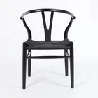 Y back Wishbone chair with hemp rope seat and solid wood leg for home and restaurant