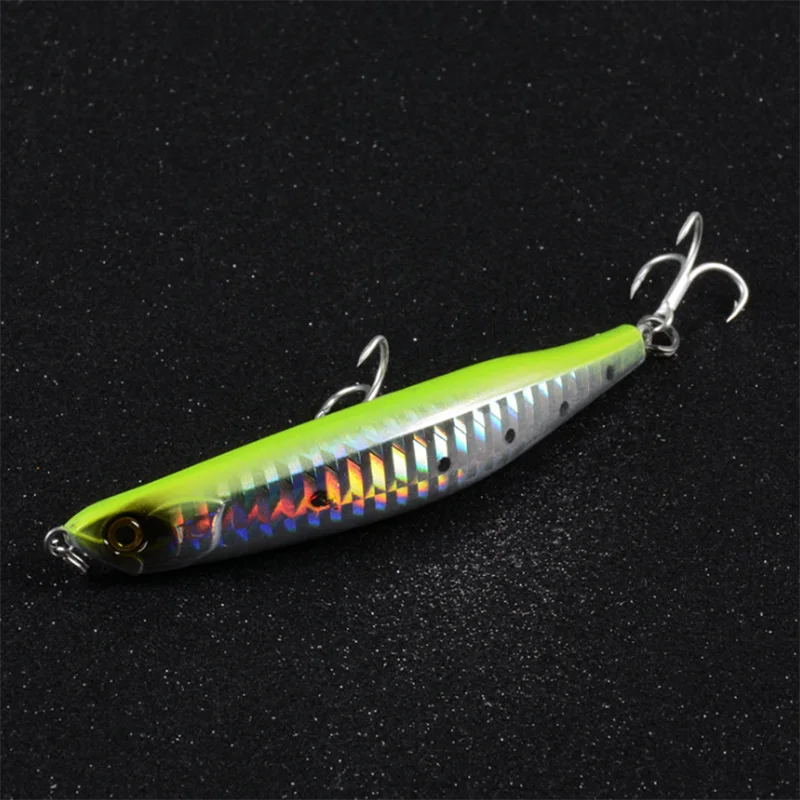 1Pcs 9 cm/8.1 g Lure Pencil Bait Plastic 3D Eyes Artificial Sea Fishing Hard Bait Quality Floating Pesca Carp 6 Colors
1Pcs 9 cm/8.1 g Lure Pencil Bait Plastic 3D Eyes Artificial Sea Fishing Hard Bait Quality Floating Pesca Carp 6 Colors