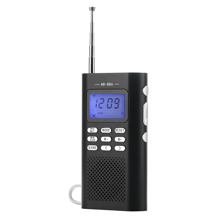 Digital Portable Radio Scanners FM AM SW Multi Band Pocket Radio With Torch digital radio scanners, Black
Digital Portable Radio Scanners FM AM SW Multi Band Pocket Radio With Torch digital radio scanners, Black