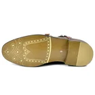 Men's PU Leather Monk Strap Formal Dress Shoes