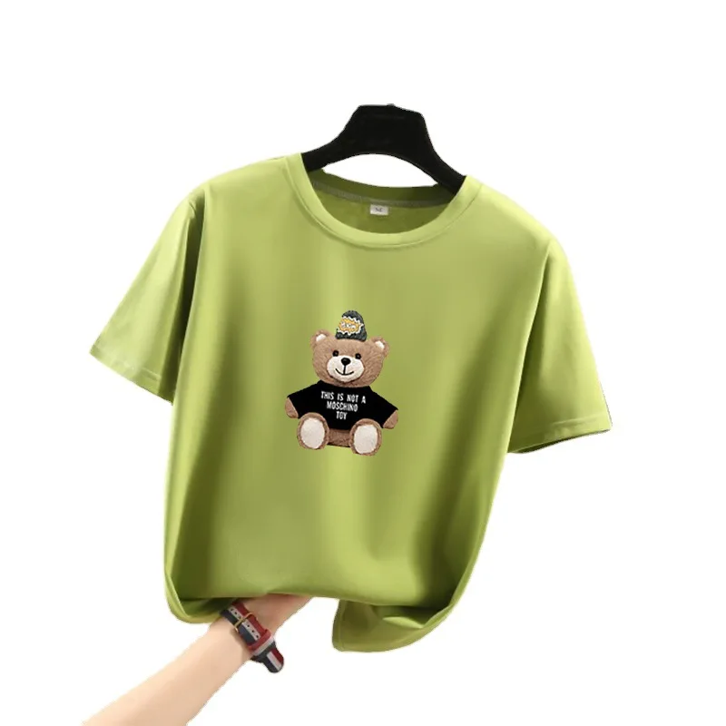 Women Fashionable Tee-Shirt Korean Summer Quick Dry Solid Color t Shit Base Teddy Bear Printed t-Shirt Women Wholesale, Pictures
Women Fashionable Tee-Shirt Korean Summer Quick Dry Solid Color t Shit Base Teddy Bear Printed t-Shirt Women Wholesale, Pictures