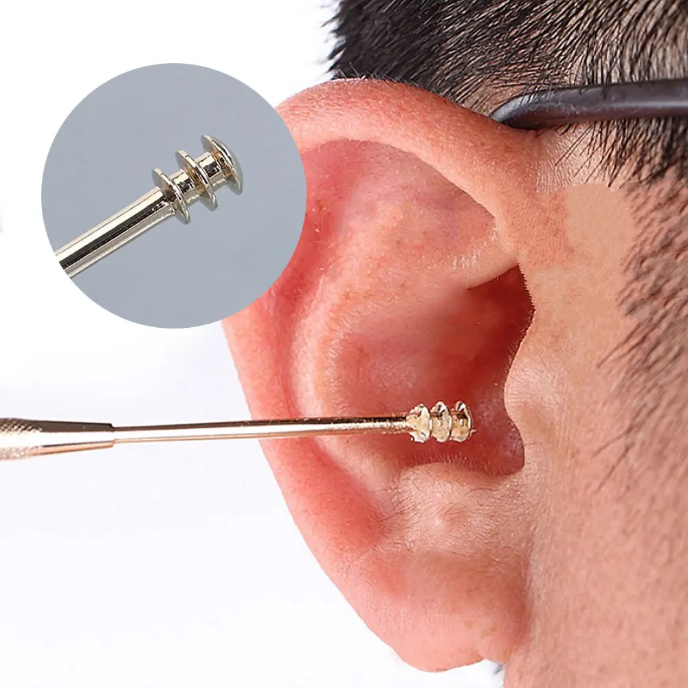 1pc Double-ended Stainless Steel Spiral Ear Pick Spoon Ear Wax Removal Cleaner Ear Care Beauty Tool Portable
1pc Double-ended Stainless Steel Spiral Ear Pick Spoon Ear Wax Removal Cleaner Ear Care Beauty Tool Portable
