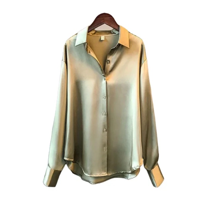 2021 New Arrival Women Sexy Blouses Women Satin Shirts Loose Long Sleeve Silk Blouses Tops
2021 New Arrival Women Sexy Blouses Women Satin Shirts Loose Long Sleeve Silk Blouses Tops