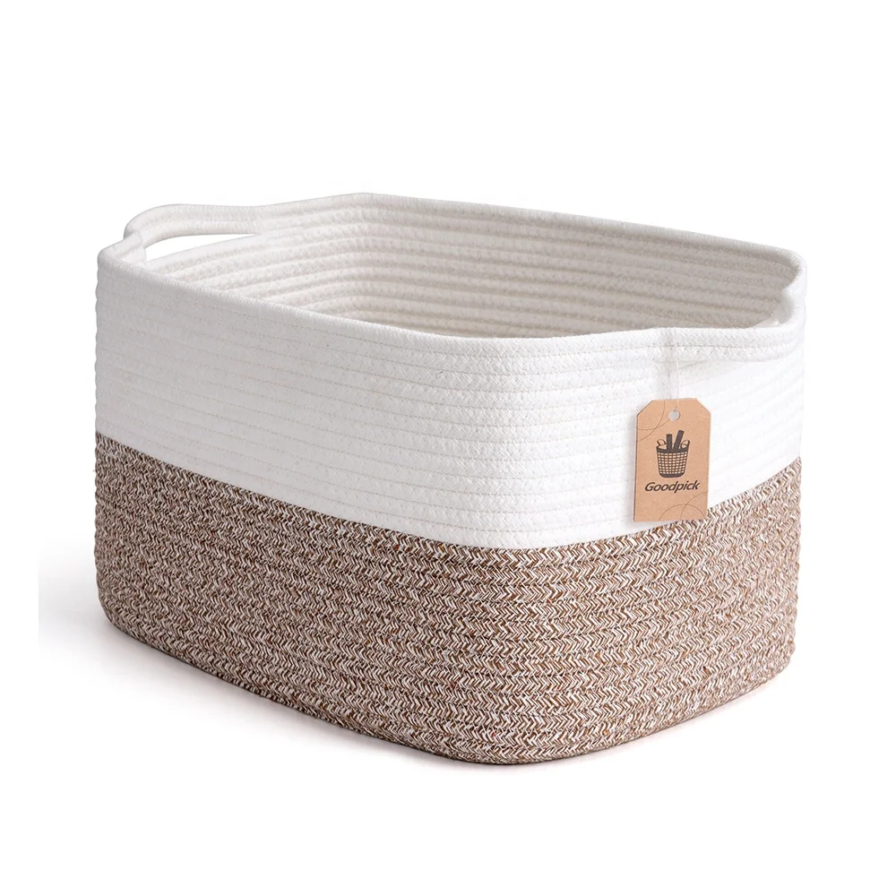 High Quality Home Storage basket woven Fabric Foldable Clothes Storage Basket, White,grey,jute
High Quality Home Storage basket woven Fabric Foldable Clothes Storage Basket, White,grey,jute