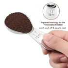 Coffee The Best Cooking Baking 1 2 Teaspoon 15ml 30ml Stainless Steel Measuring Coffee Scoops