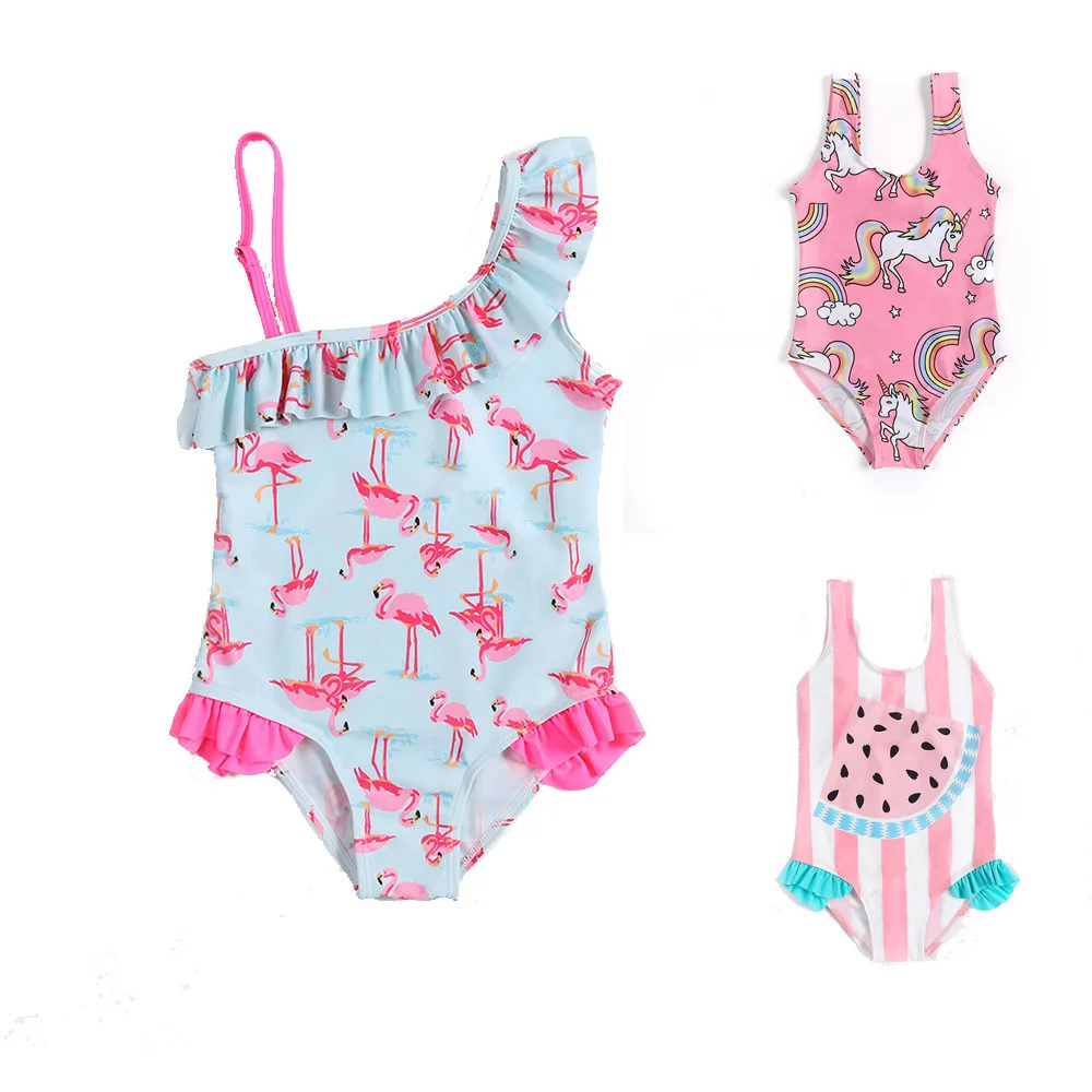 Baby Swimwear New Arrival Rainbow Print Stripes Backless Ruffle Kids Swimsuit Girls One-piece Beach Girl Swimsuit
Baby Swimwear New Arrival Rainbow Print Stripes Backless Ruffle Kids Swimsuit Girls One-piece Beach Girl Swimsuit