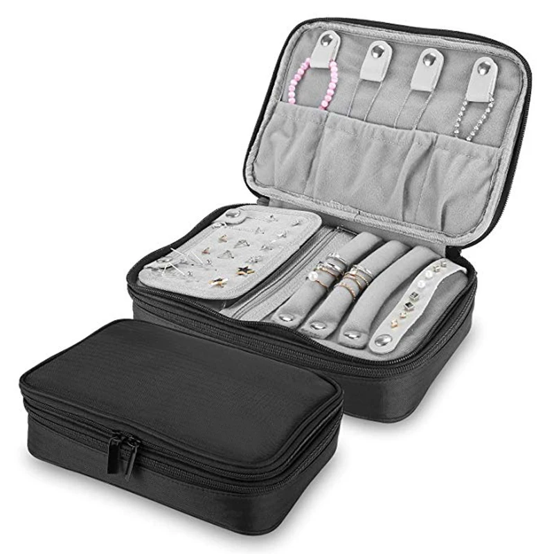 Travel Jewelry Case Organizer Bag Portable Jewelry Storage Box Holder for Earrings, Customized color
Travel Jewelry Case Organizer Bag Portable Jewelry Storage Box Holder for Earrings, Customized color