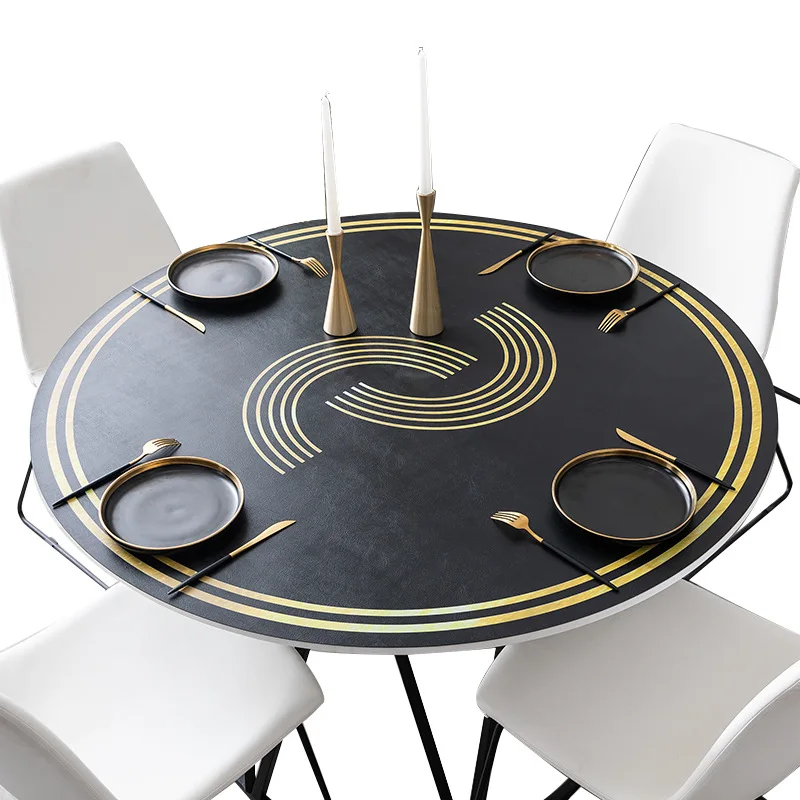 Festive Decor Luxury Tablecloths waterproof round pvc leather table cloth custom table protector
Festive Decor Luxury Tablecloths waterproof round pvc leather table cloth custom table protector