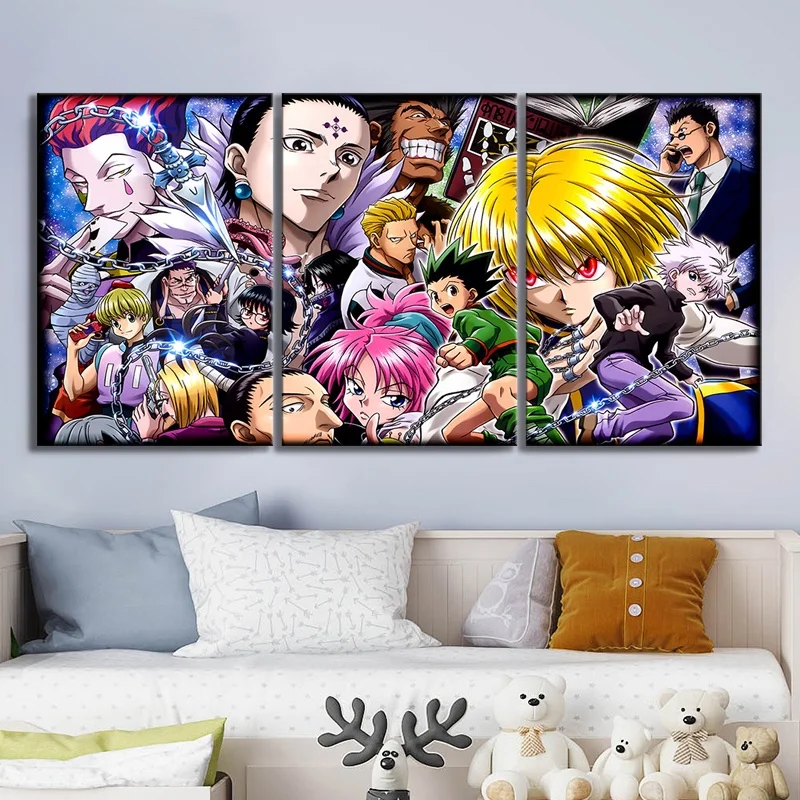 Anime Poster Wall Art Hunter X Hunter Oil Painting Living Room Decor Canvas Wallpaper Wall Stickers Murals Christmas Gifts, Multiple colours
Anime Poster Wall Art Hunter X Hunter Oil Painting Living Room Decor Canvas Wallpaper Wall Stickers Murals Christmas Gifts, Multiple colours