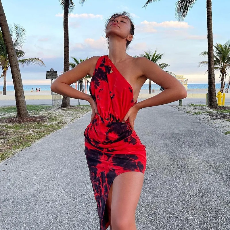 2021 Elegant One Shoulder Dress Cotton Ribbed Knitted Mini Dress Women Sleeveless Short Bodycon Casual Dresses, Customized color
2021 Elegant One Shoulder Dress Cotton Ribbed Knitted Mini Dress Women Sleeveless Short Bodycon Casual Dresses, Customized color