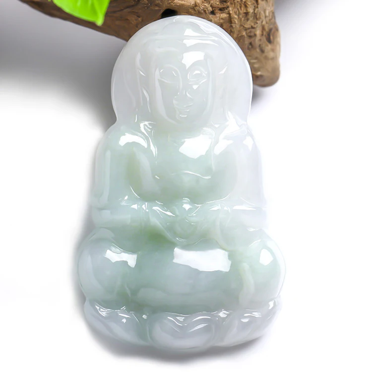 Certified Grade A Custom Buddhism Natural White Little Guanyin Jade Pendant Woman Jewelry
Certified Grade A Custom Buddhism Natural White Little Guanyin Jade Pendant Woman Jewelry