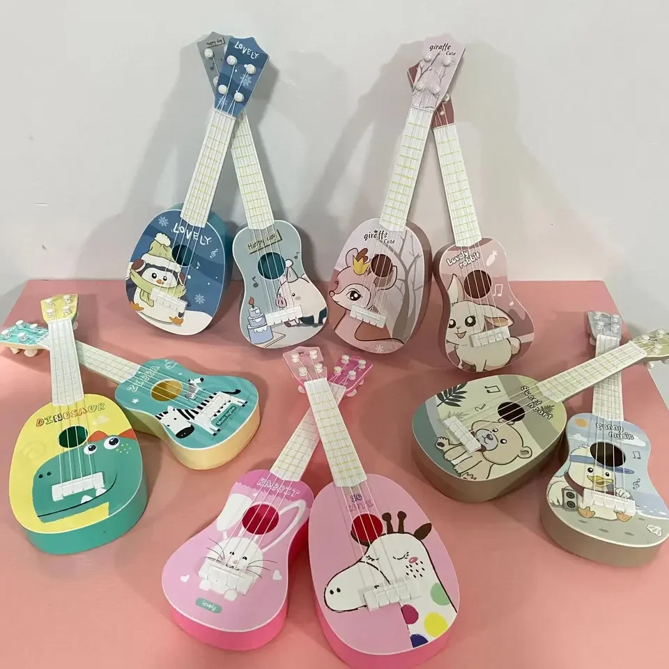 1-3 Children's toy small guitar Mini four string musical instruments educational toys kids guitar toy
1-3 Children's toy small guitar Mini four string musical instruments educational toys kids guitar toy