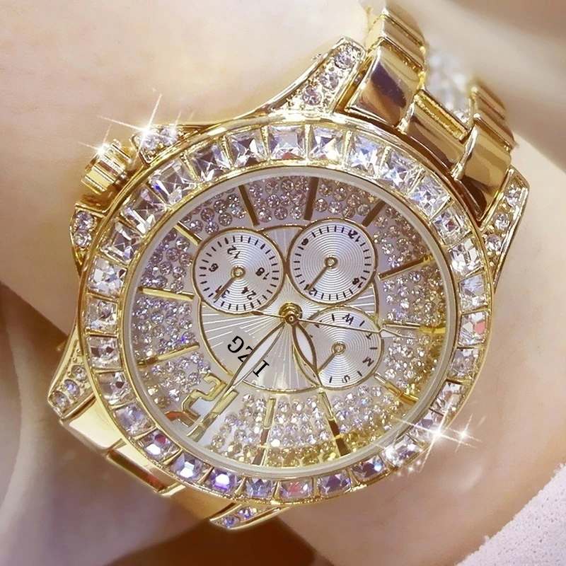 Fashion Women Watch with Diamond Watch Ladies Top Luxury Brand Ladies Casual Women's Bracelet Crystal Watches Relogio Feminino
Fashion Women Watch with Diamond Watch Ladies Top Luxury Brand Ladies Casual Women's Bracelet Crystal Watches Relogio Feminino