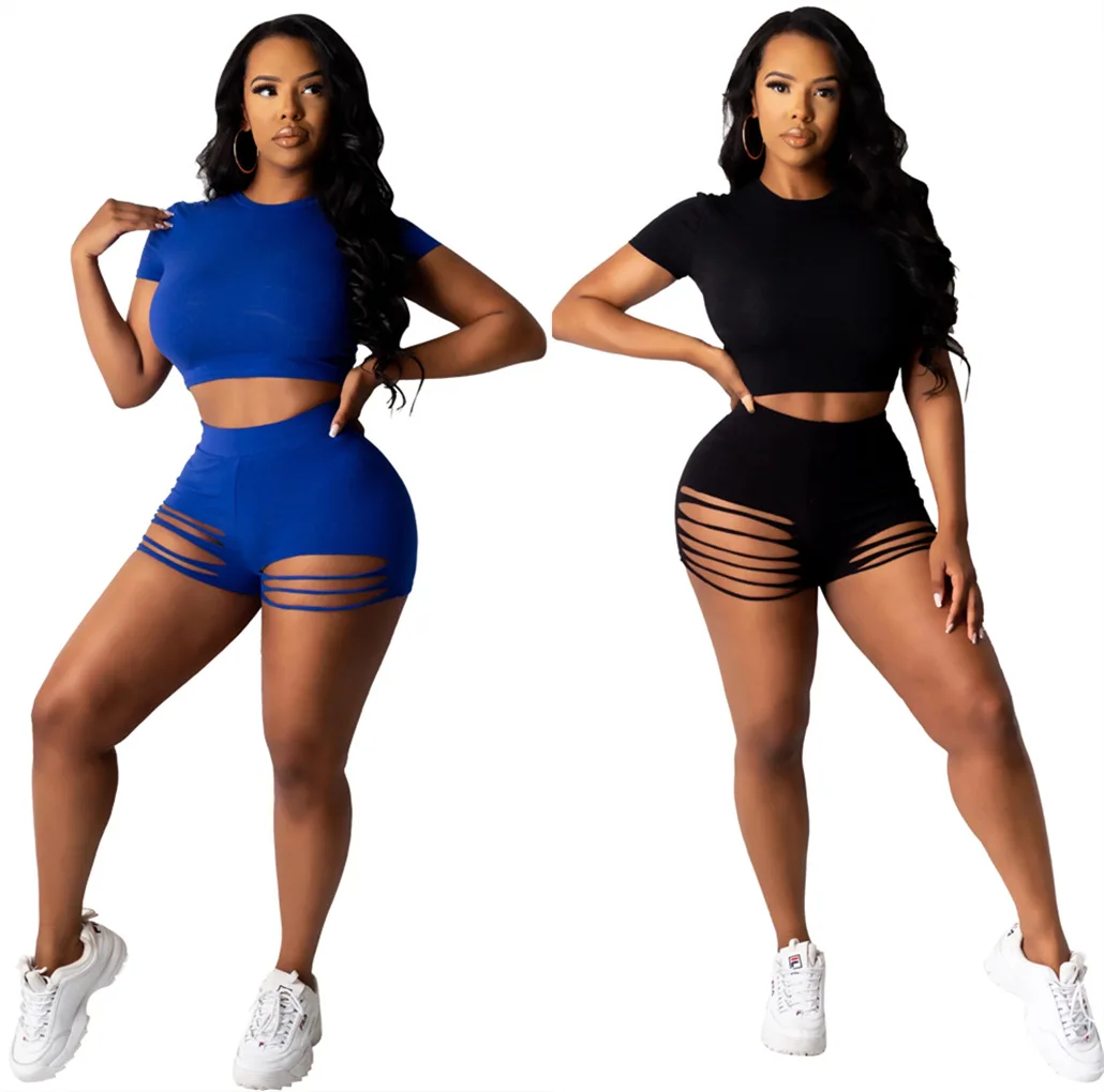 Spring Summer Crop Top Sets Womens Clothing 2021 New Arrivals Short Sleeve T Shirt 2 Piece Shorts Set, Picture
Spring Summer Crop Top Sets Womens Clothing 2021 New Arrivals Short Sleeve T Shirt 2 Piece Shorts Set, Picture
