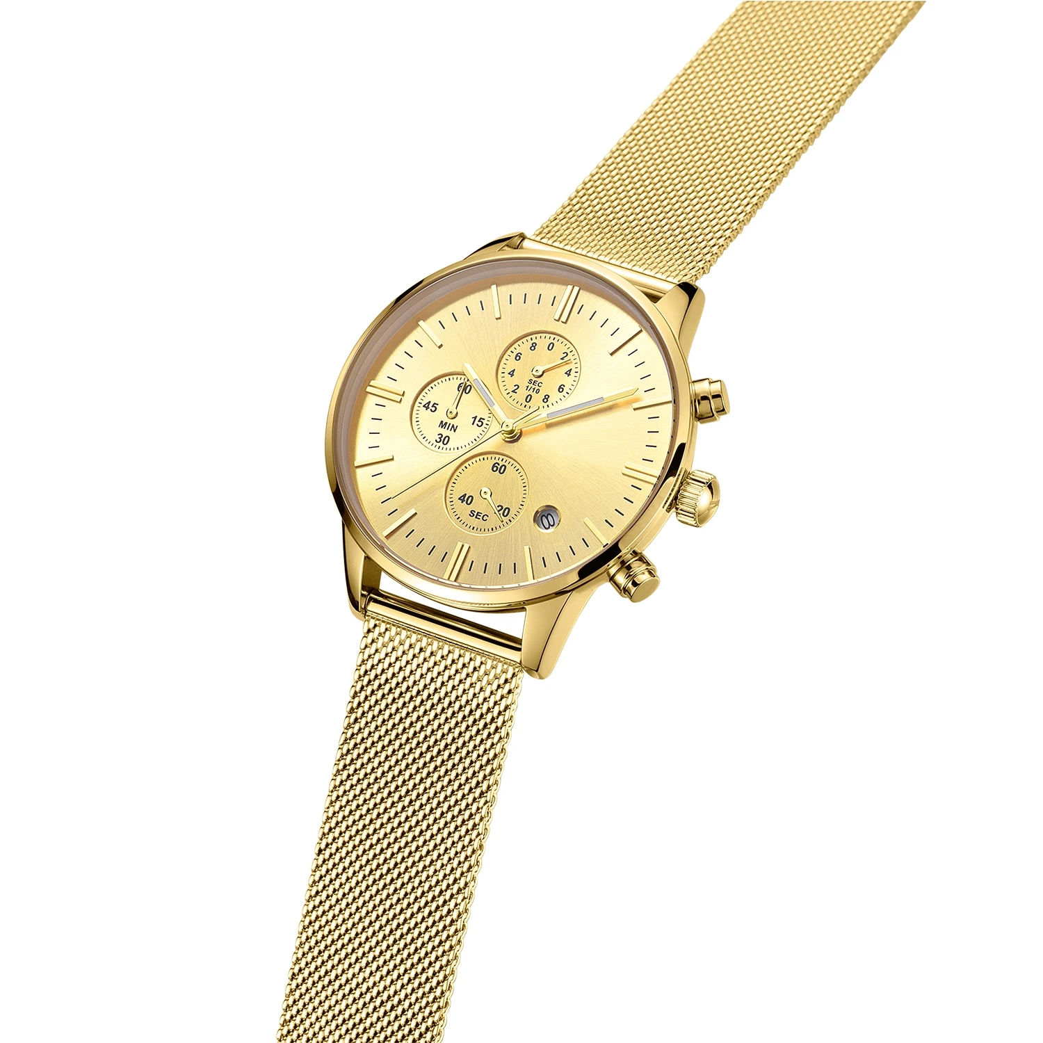 High Quality Style Stainless Steel Case Back 5 ATM Water Resistant Quartz Mens Wrist Watch
High Quality Style Stainless Steel Case Back 5 ATM Water Resistant Quartz Mens Wrist Watch
