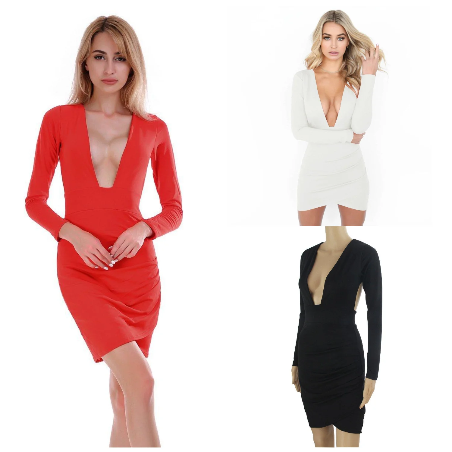 Sexy new dress with plunging back 
Sexy new dress with plunging back