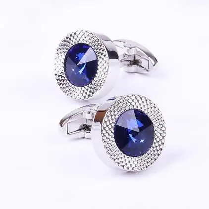 Blue Crystal Cone Cufflinks Men Classic Brand Blue Prismatic Cuff Button Designer High Quality Men's Shirt Taper Cuff Links
Blue Crystal Cone Cufflinks Men Classic Brand Blue Prismatic Cuff Button Designer High Quality Men's Shirt Taper Cuff Links