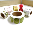 Custom Round Labels Transparent Waterproof Color Coding Logo Labeling Dot Label Stickers