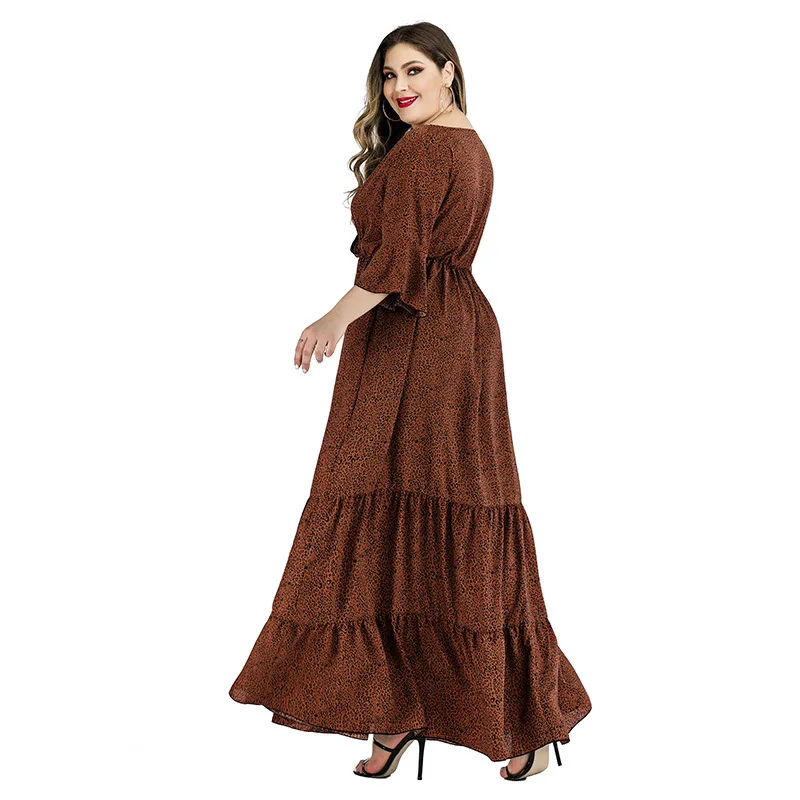 Printed V-neck Standard sexy Bohemian Style clothes fat womens dresses plus size clothinng, Customized color
Printed V-neck Standard sexy Bohemian Style clothes fat womens dresses plus size clothinng, Customized color