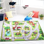 Dotcom Educational Cute Rubber Bottom Play Mat for Kids