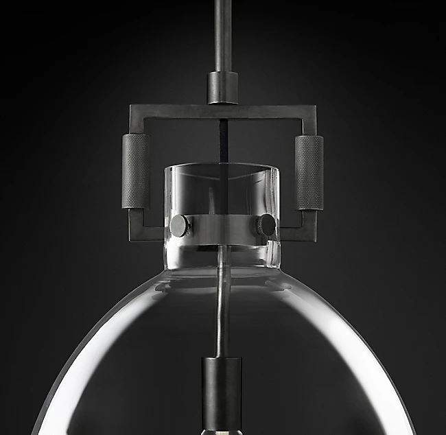 Iron Kitchen Vintage Hanging Lamp Chandeliers Glass Lighting Fixture Restaurant Machinist Glass Cloche Pendant Light PD005/1, Smoke
Iron Kitchen Vintage Hanging Lamp Chandeliers Glass Lighting Fixture Restaurant Machinist Glass Cloche Pendant Light PD005/1, Smoke