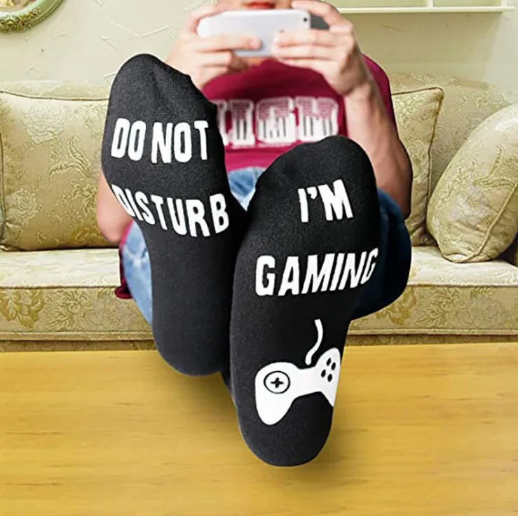 Unisex Do Not Disturb Gaming Slipper Socks-Funny Video Game Reading Gifts For Book Game Lover, Custom color
Unisex Do Not Disturb Gaming Slipper Socks-Funny Video Game Reading Gifts For Book Game Lover, Custom color