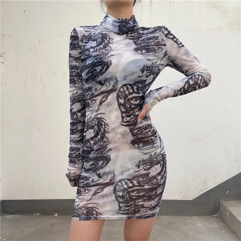 2020 new arrivals autumn collection women stand collar printed design casual women mesh casual dresses
2020 new arrivals autumn collection women stand collar printed design casual women mesh casual dresses