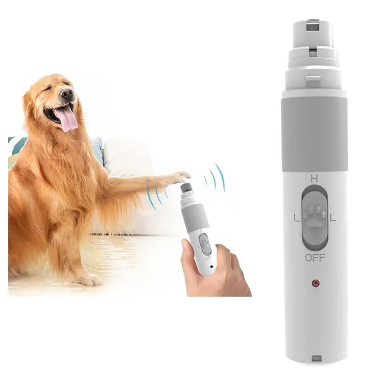 Pet nail grooming tool HOPsm pet nail grinder rechargeable